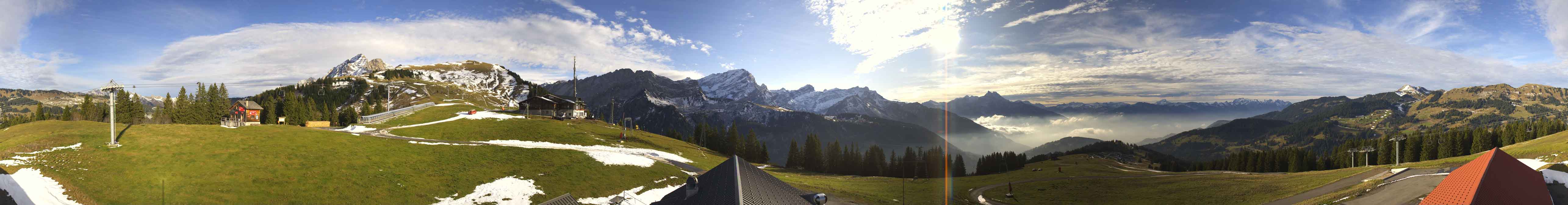 Gryon avant les chutes de neige