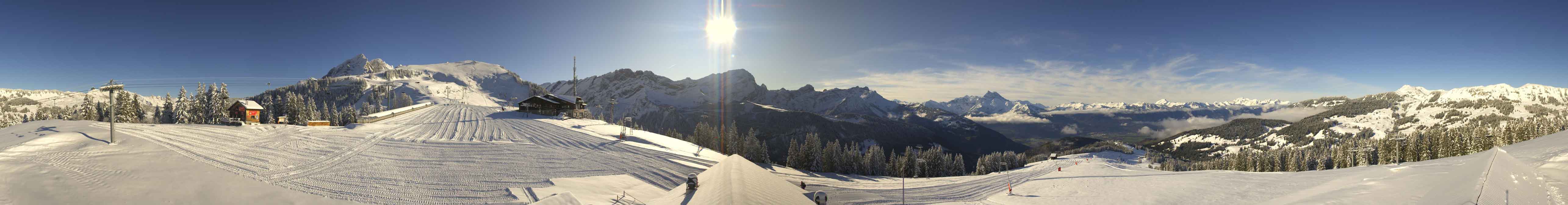 Gryon après les chutes de neige